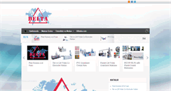 Desktop Screenshot of deltaplastik.com